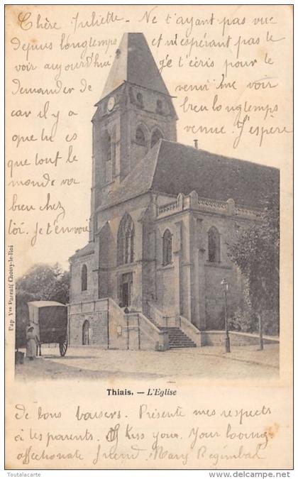 CPA 95 THIAIS L EGLISE  1903