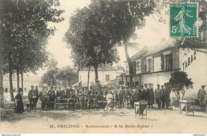 CPA FRANCE 94 "Thiais, Restaurant A la Belle Epine"