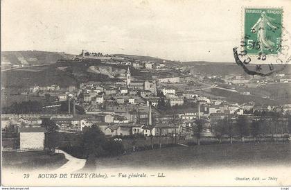 CPA Bourg de Thizy Vue générale