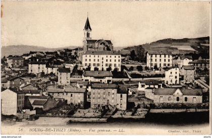 CPA Thizy - Bourg-de-Thizy - Vue Generale (1036378)