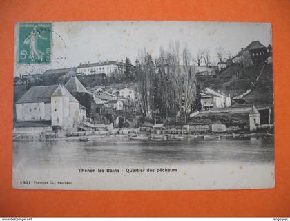 CPA    Thonon-les-Bains  - Quartier des pêcheurs