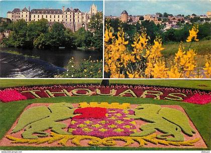 79 - Thouars - Multivues - Fleurs - Flamme Postale de Thouars - CPM - Voir Scans Recto-Verso