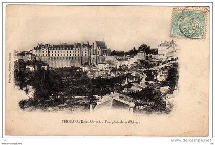 79 - Thouars - Vue générale et Chateau