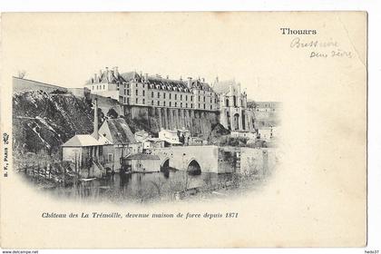 Thouars - Château de La Trémoïlle, devenue maison de force depuis 1871