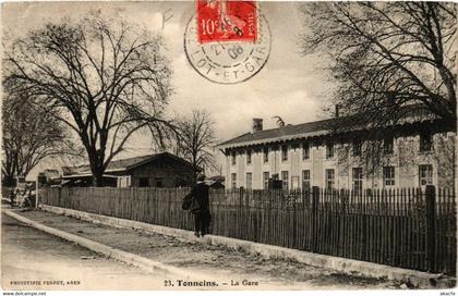 CPA AK TONNEINS - La Gare (638734)