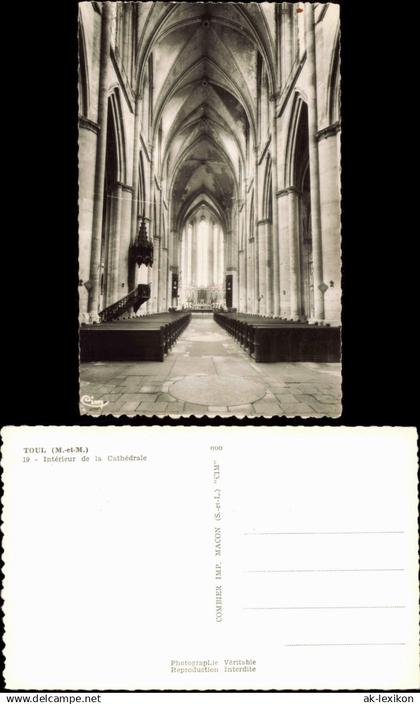 CPA Toul Toul Intérieur de la Cathédrale 1961