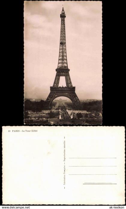 CPA Paris Vor dem Eiffelturm Tour Eiffel - Eiffelturm 1965