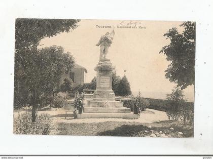 TOURNON MONUMENT AUX MORTS