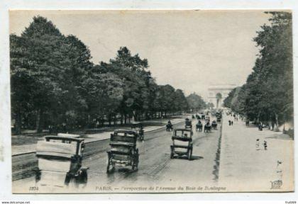 AK 117813 FRANCE - Paris - Avenue du Bois de Boulogne