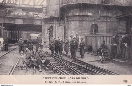 PARIS(GREVE DES CHEMINOTS DU NORD 1910)