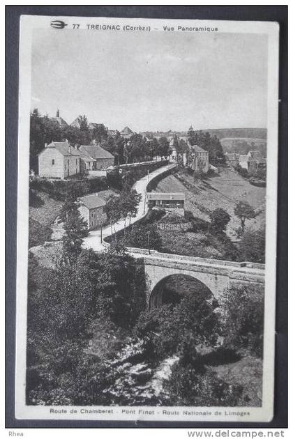 19 Treignac pont sépia    D19D  K19269K  C19269C RH049828