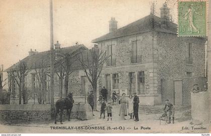 tremblay les gonesse , tremblay en france * la poste du village * villageois