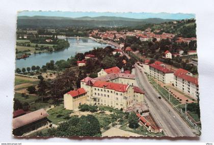 Cpm, Trevoux, la Sidoine, vue générale aérienne, Ain 01