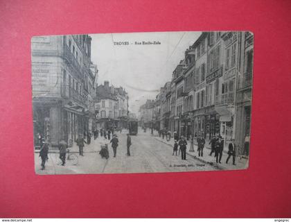 Carte  Troyes   Rue Emile Zola