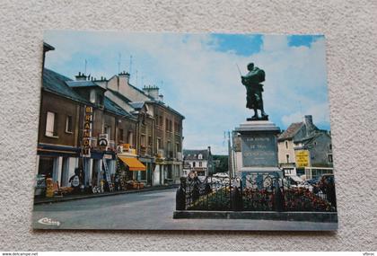 Cpm, Trun, place du monument, Orne