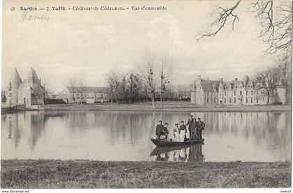 Sarthe - Tuffé - Château de Chéronne - Vue d'Ensemble