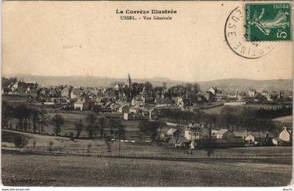 CPA USSEL vue générale (144619)