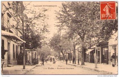 UZÈS - Boulevard Gambetta