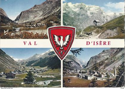 CPSM Val d'Isère Vues multiples - armoiries