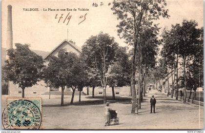 90 VALDOIE - la place & une rue de valdoie.