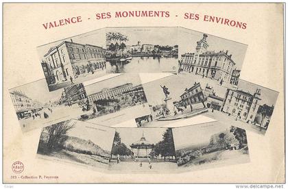 CPA Valence - Vues multiples