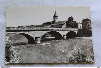 Cpm 1972, Varilhes, l'Ariège et le pont, Ariège 09