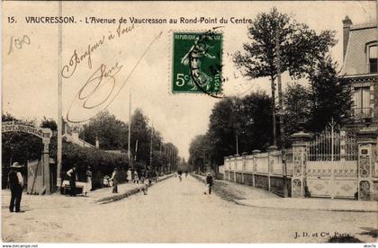 CPA Vaucresson Avenue de Vaucresson Rond-Point (1276866)