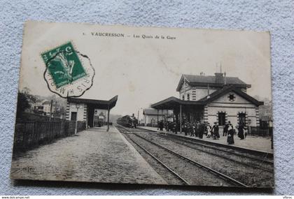 Vaucresson, les quais de la gare, Hauts de Seine 92