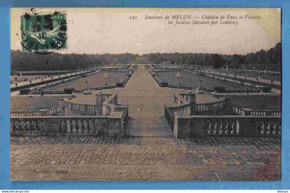 77 - Vaux le Vicomte - Les Jardins - Ecrite en 1910