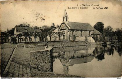 CPA Velizy - La Mare et l'Église (246876)