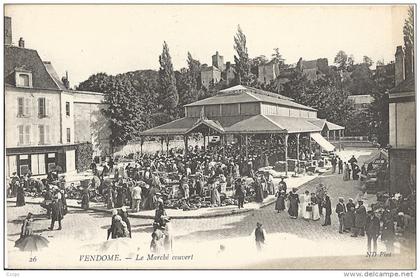 CPA Vendome - Le Marché Couvert