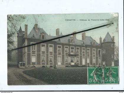 CPA abîmée - Venette - Château de Venette -(côté Est)