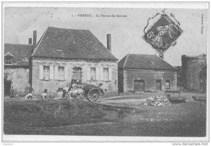 89 // VERNOY  VENOY  la ferme des Gentets,   N° 1  **