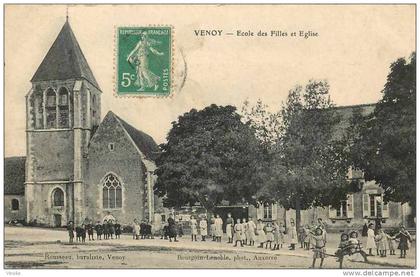 Yonne  :  réf : D-12-0099 : Venoy école