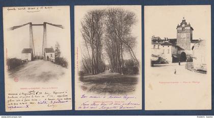 VERDUN SUR GARONNE - 3 cartes