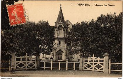 CPA VERNEUIL-sur-SEINE Chateau des Groues (1386217)