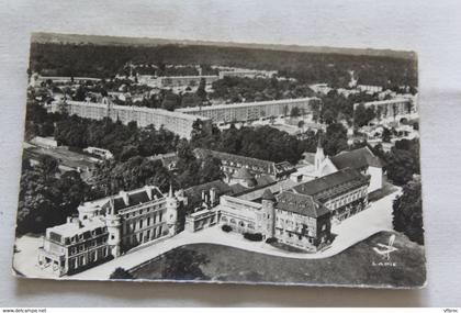 Cpsm 1963, Verneuil sur Seine, le couvent des oiseaux et le parc Noir, Yvelines 78