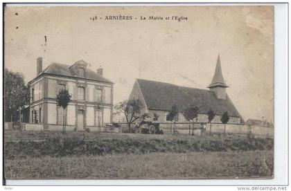 ARNIERES - La Mairie et l'Eglise