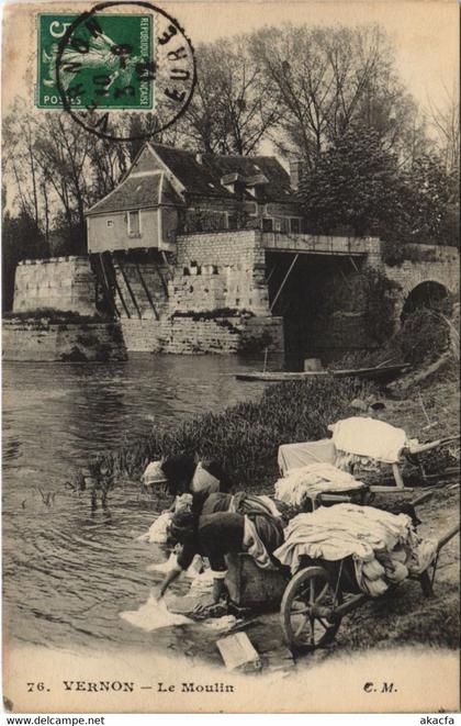 CPA VERNON-Le Moulin (43160)