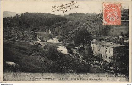 CPA VERNOUX - Le Beley - Pont du Moulin et le Moulin (142988)