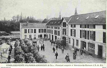 91 - Verrières le Buisson - Etablissements Vilmorin-Andrieux - Magasin Principal - Animée - CPA - Voir Scans Recto-Verso