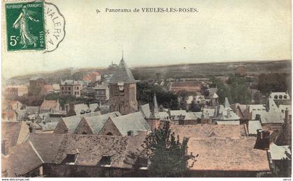 CARTE POSTALE ANCIENNE de VEULES les ROSES