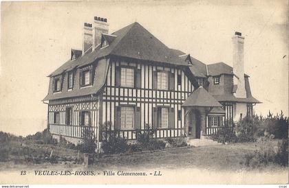 CPA Veules-les-Roses Villa Clémenceau