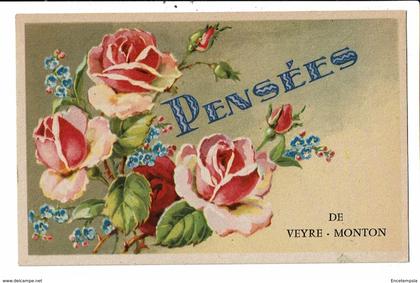 CPA Carte Postale France-Pensées de Veyre Monton-VM12542