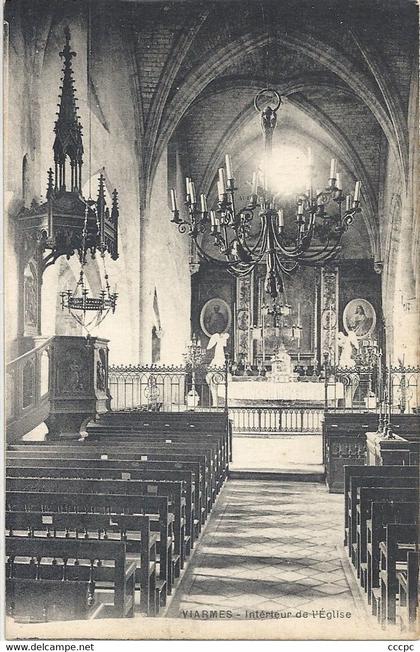 CPA Viarmes Intérieur de l'Eglise