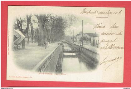 VIC SUR BIGORRE 1903 QUAI NORD CARTE EN BON ETAT