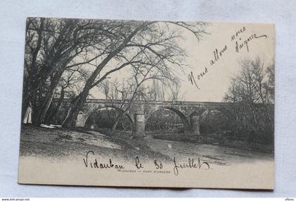 Cpa 1903, Vidauban, pont d'Argens, Var 83