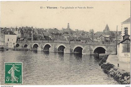 Vierzon - Vue générale et Pont du Bassin