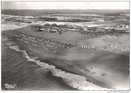 CPSM Vieux Boucau - vue aérienne la plage