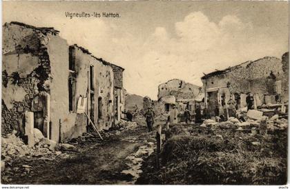 CPA Vigneulles-les-Hattonchatel - Rue - Strassenpartie - Ruines (1036918)